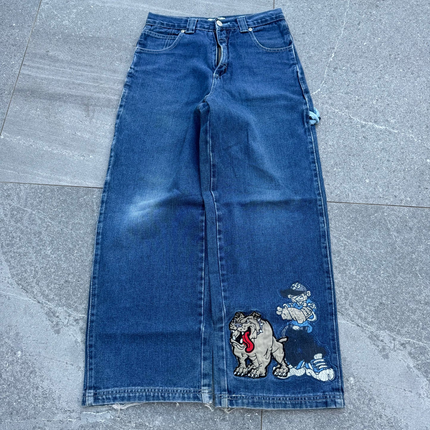 insanely hard bulldog jeans - 28x25”