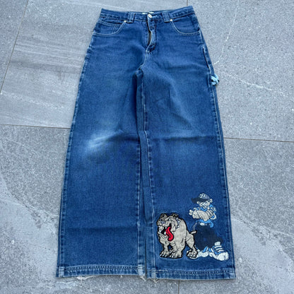 insanely hard bulldog jeans - 28x25”