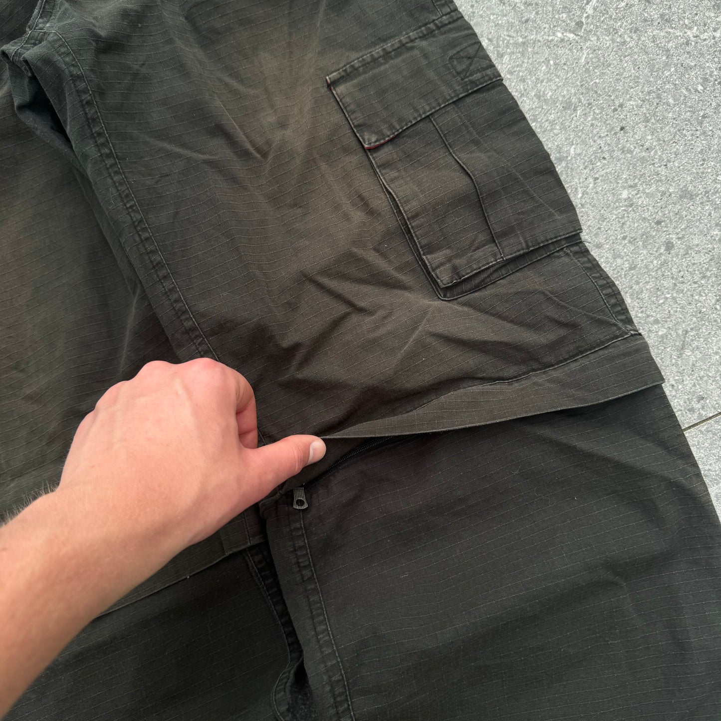 gangsta ecko zip offs - 33x26”