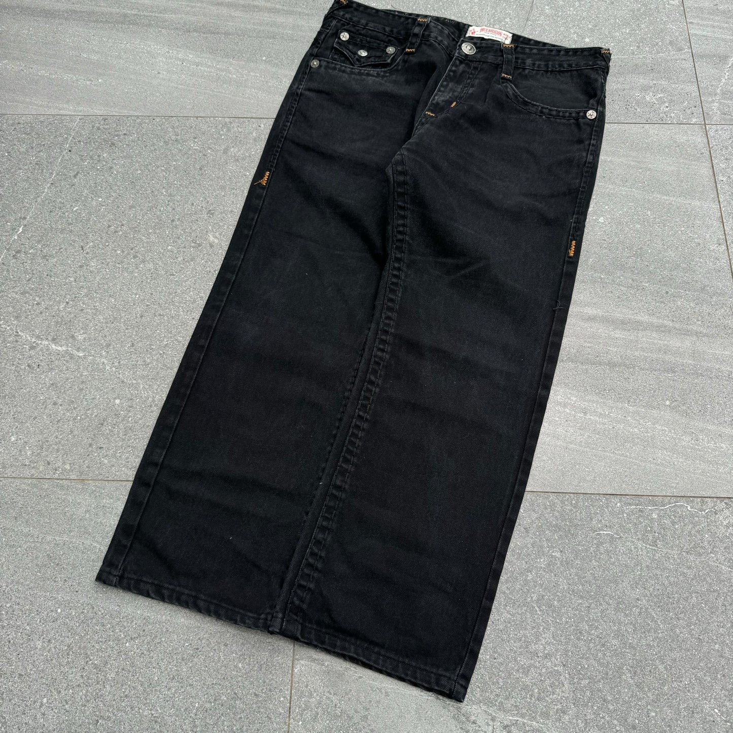 baggy black trueys - 37x30”
