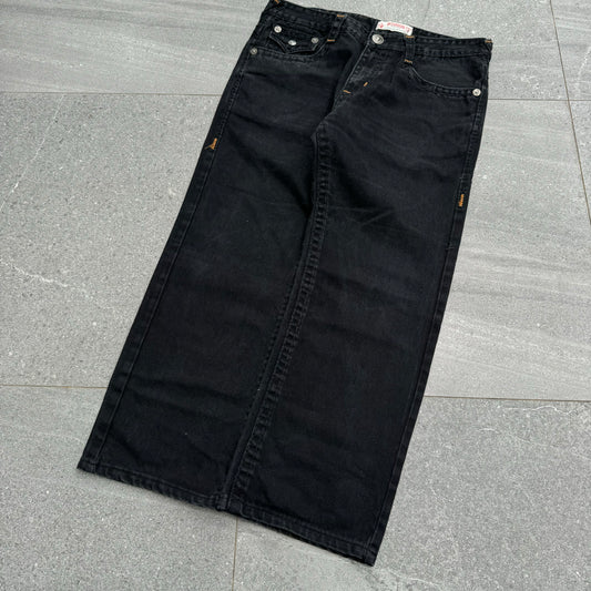 baggy black trueys - 37x30”