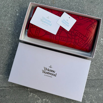 grail vivienne westwood debossed orb purse