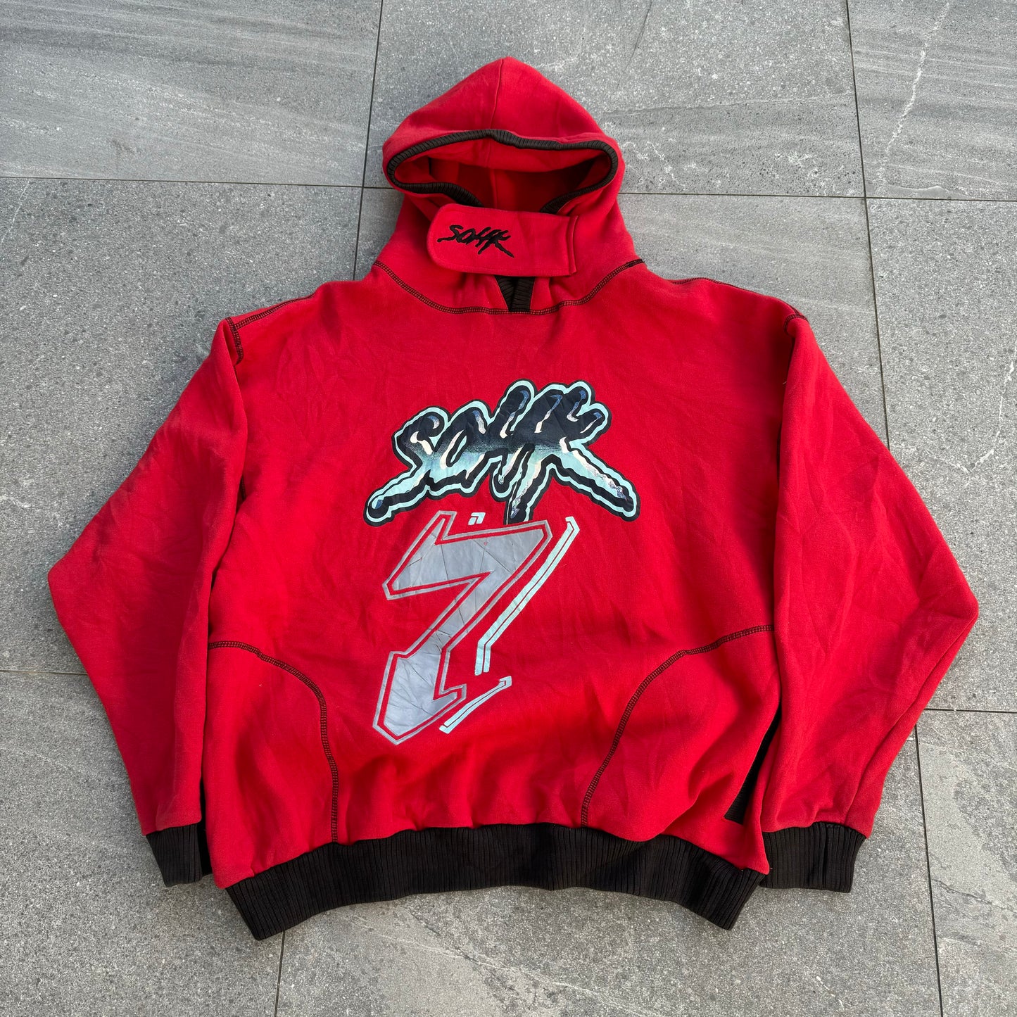 SOHK velcro balaclava hoodie (look at the pics) - XL