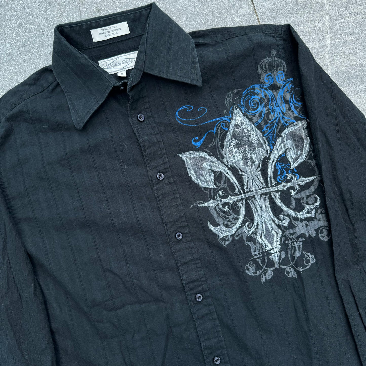 y2k button up - S