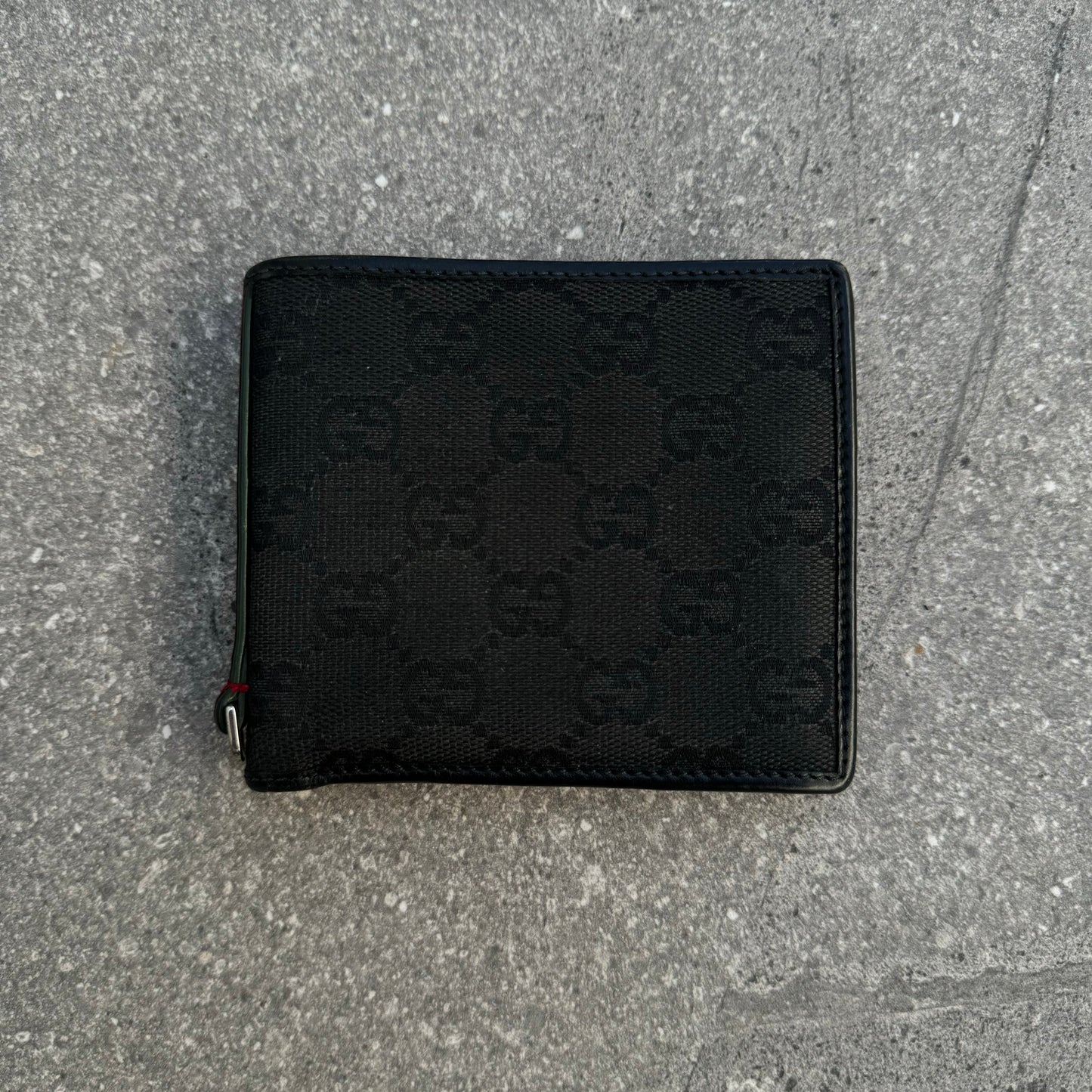 vintage gucci monogram print wallet