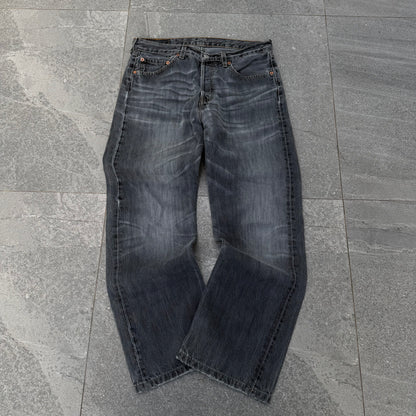 wooooaw black 501s - 32x29”