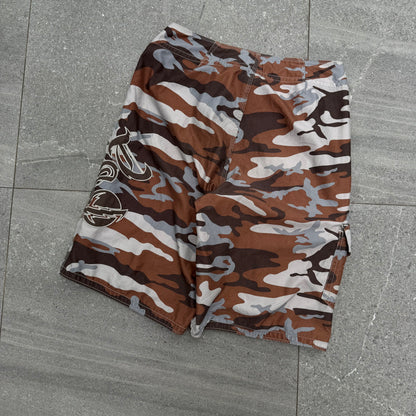 grail lost rust camo shorts - 32”