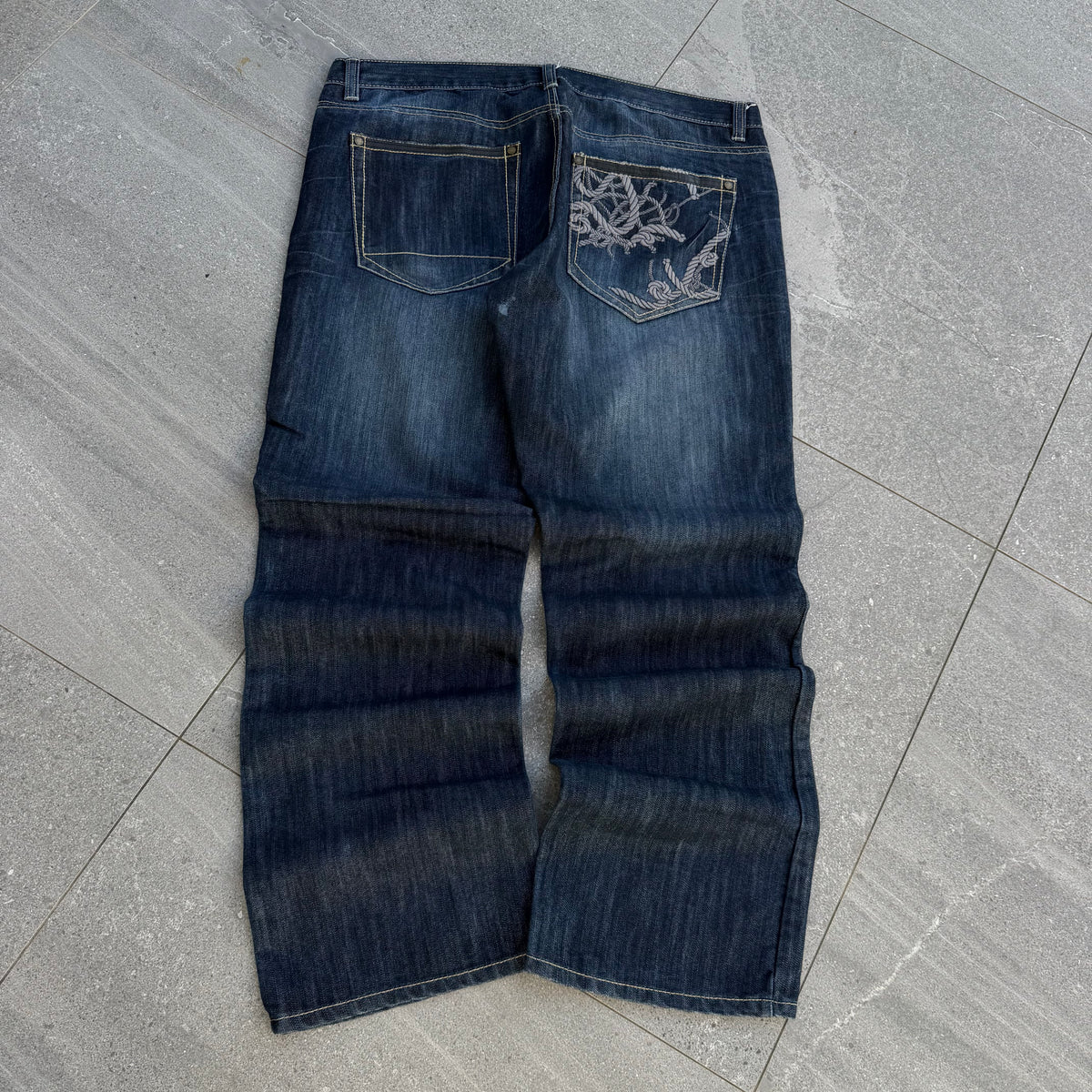 fadeddddd avirex baggy bootcuts - 40x30”