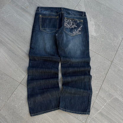 fadeddddd avirex baggy bootcuts - 40x30”