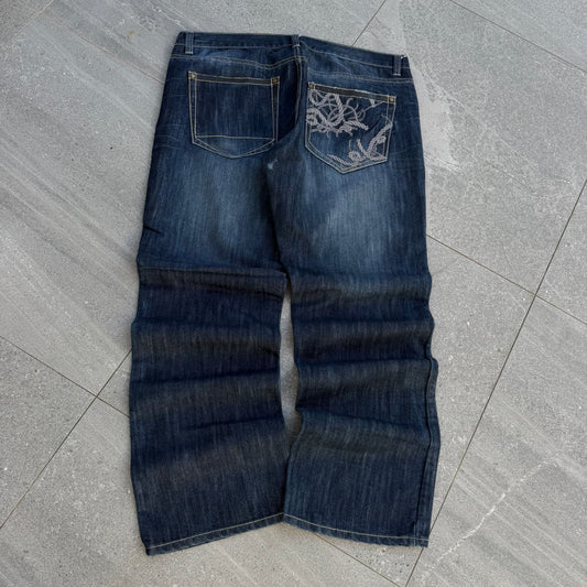 fadeddddd avirex baggy bootcuts - 40x30”