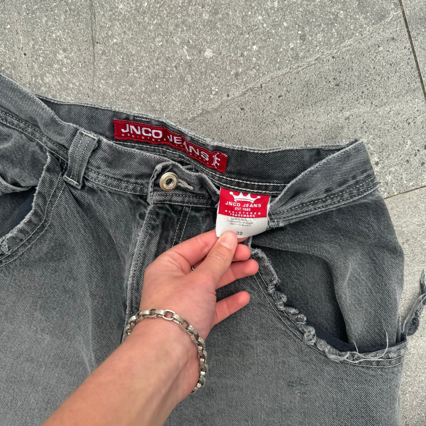 grail JNCO snake jorts - 32”