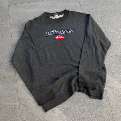 90s quiksilver crew - L