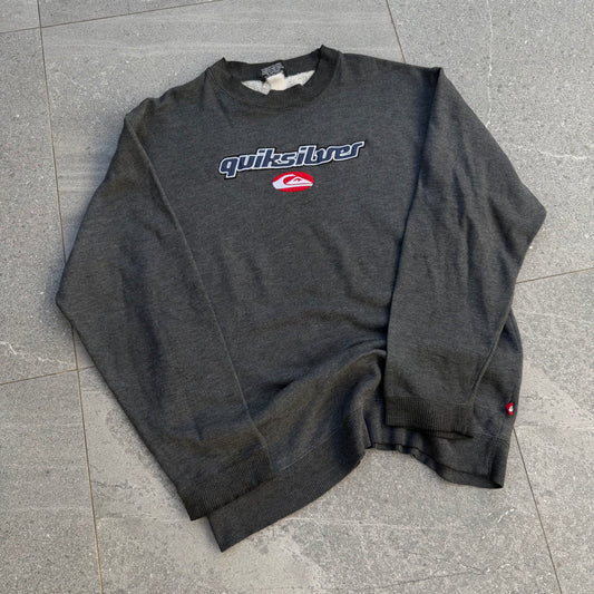 90s quiksilver crew - L