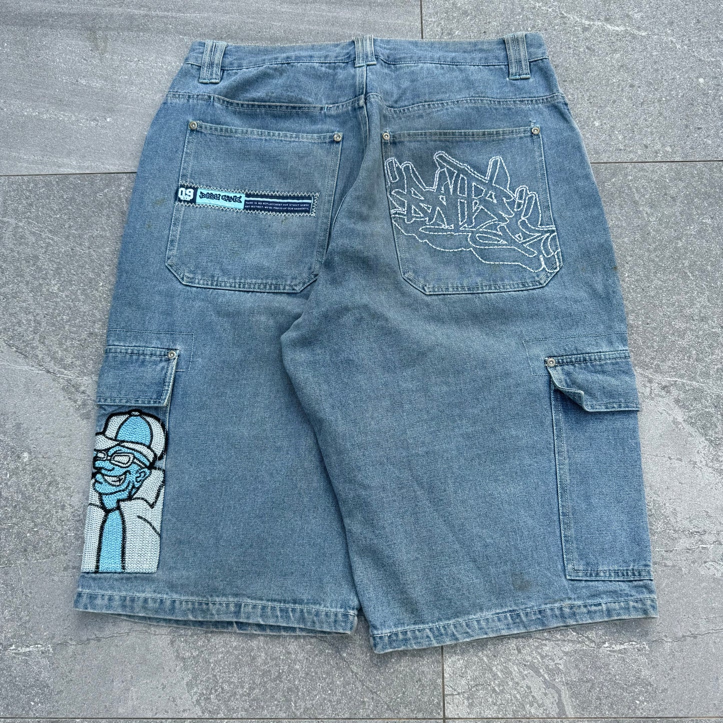 bobbygang jorts - 34x13.5”