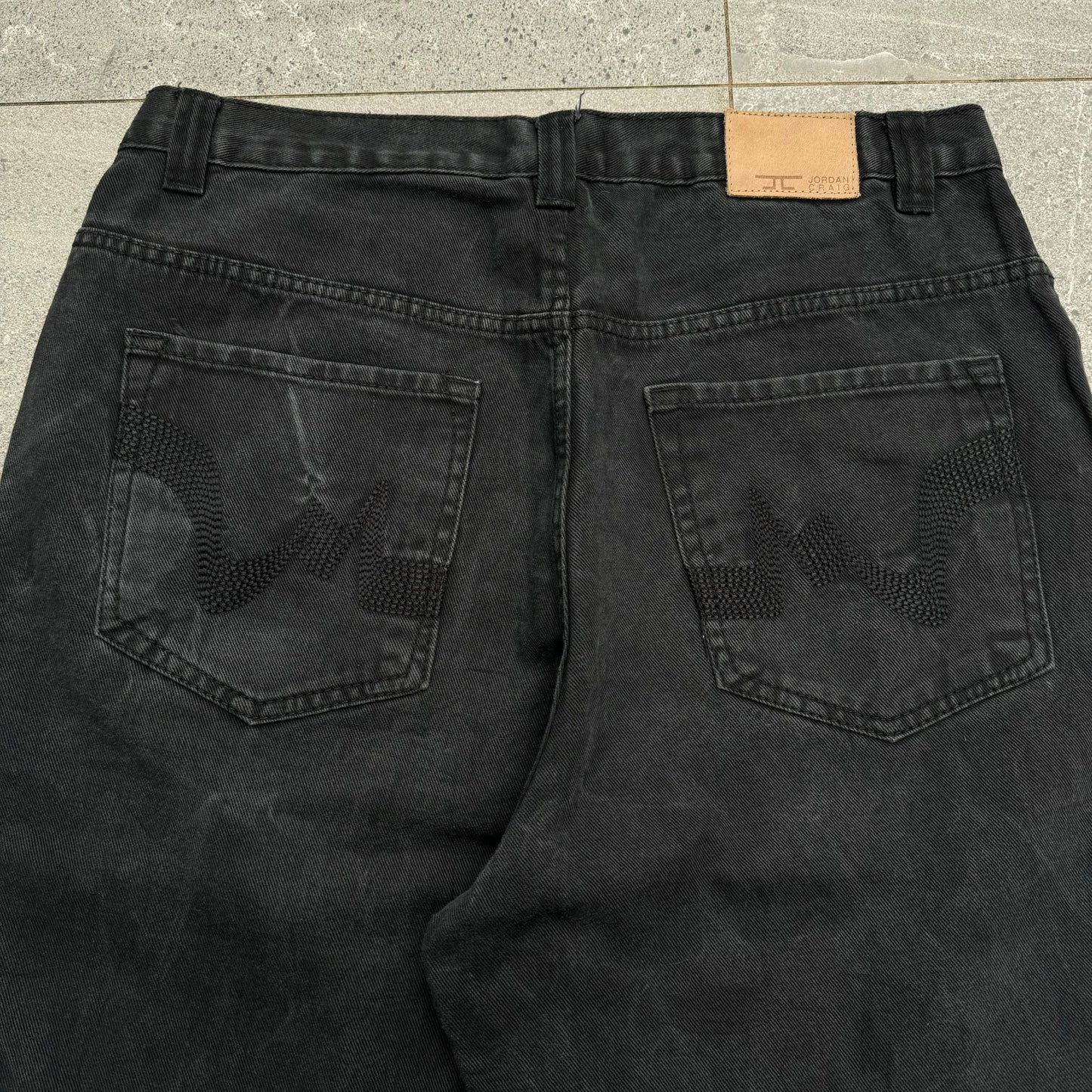 fat black jorts - 36”