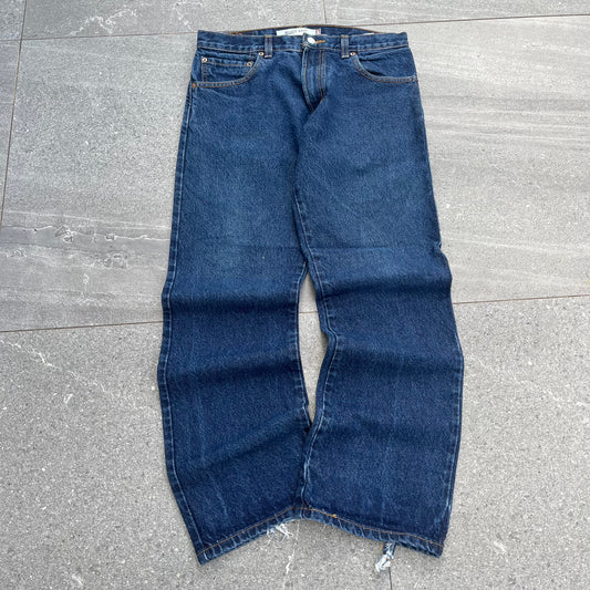 darkwash 517 levi bootcuts - 33x30