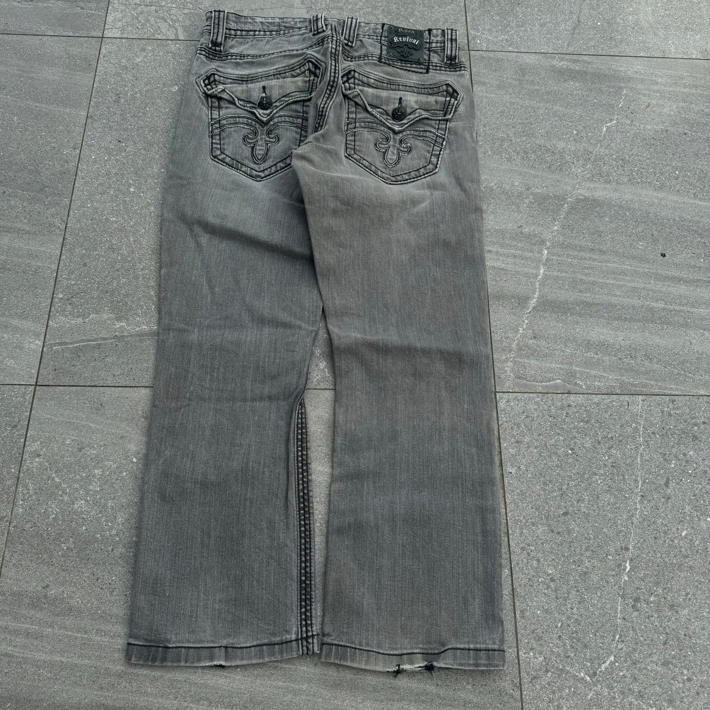 GRAAAIL CONCRETE WASH ROCK REVIVALS - 33x28”