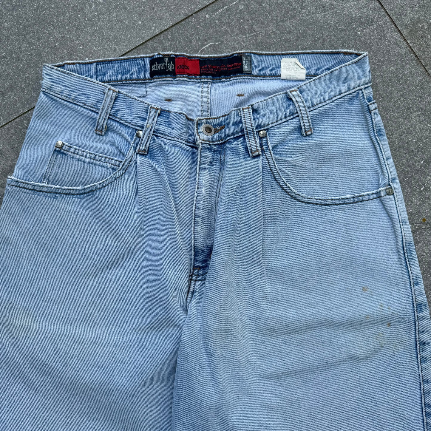 90s silvertab jorts - 34”