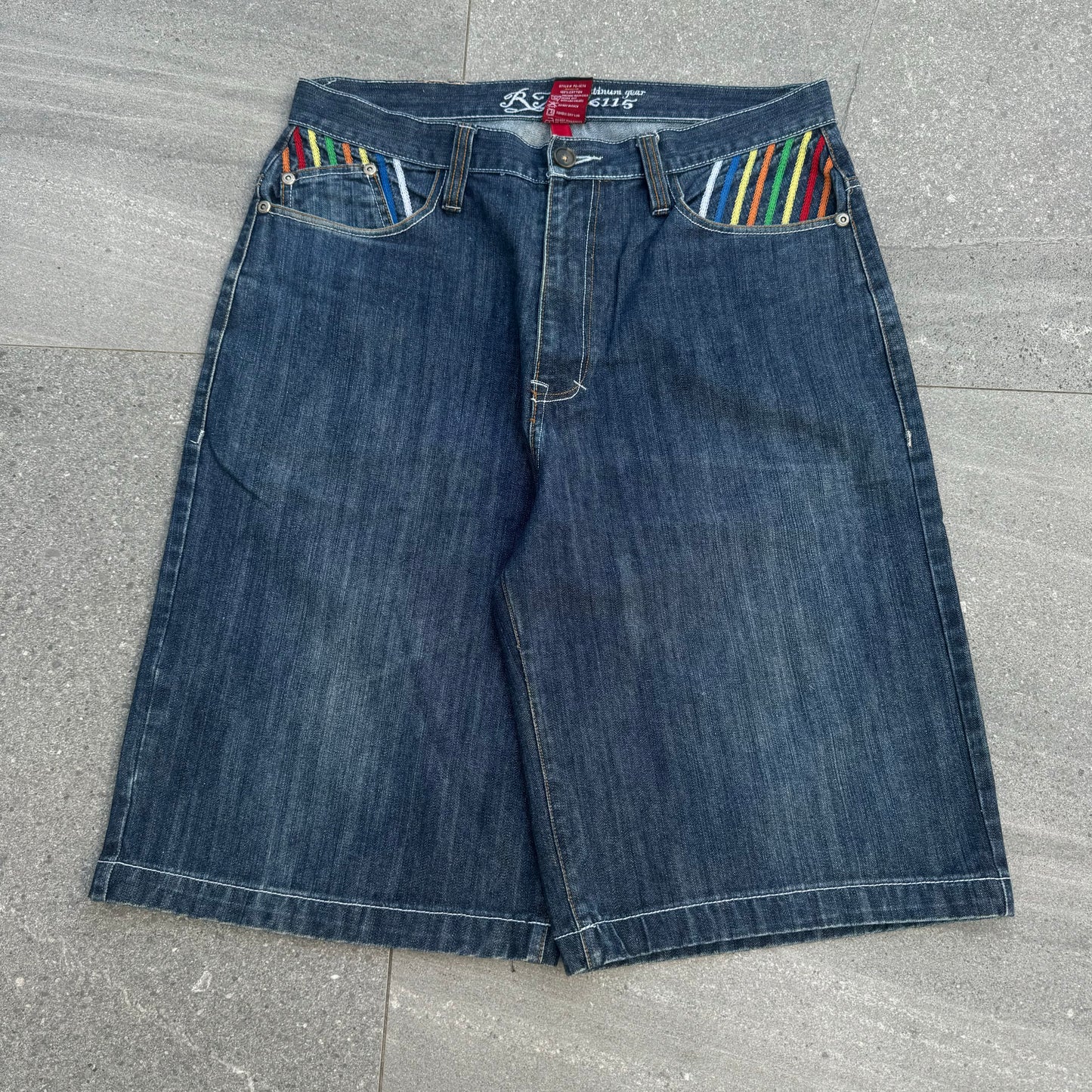 platinum jorts - 38x13”