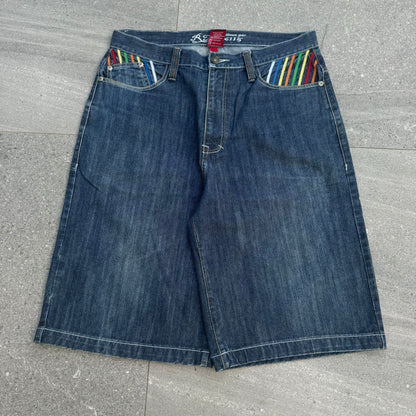 platinum jorts - 38x13”