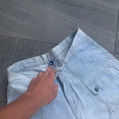 t&cs pinstripe jorts - 30”