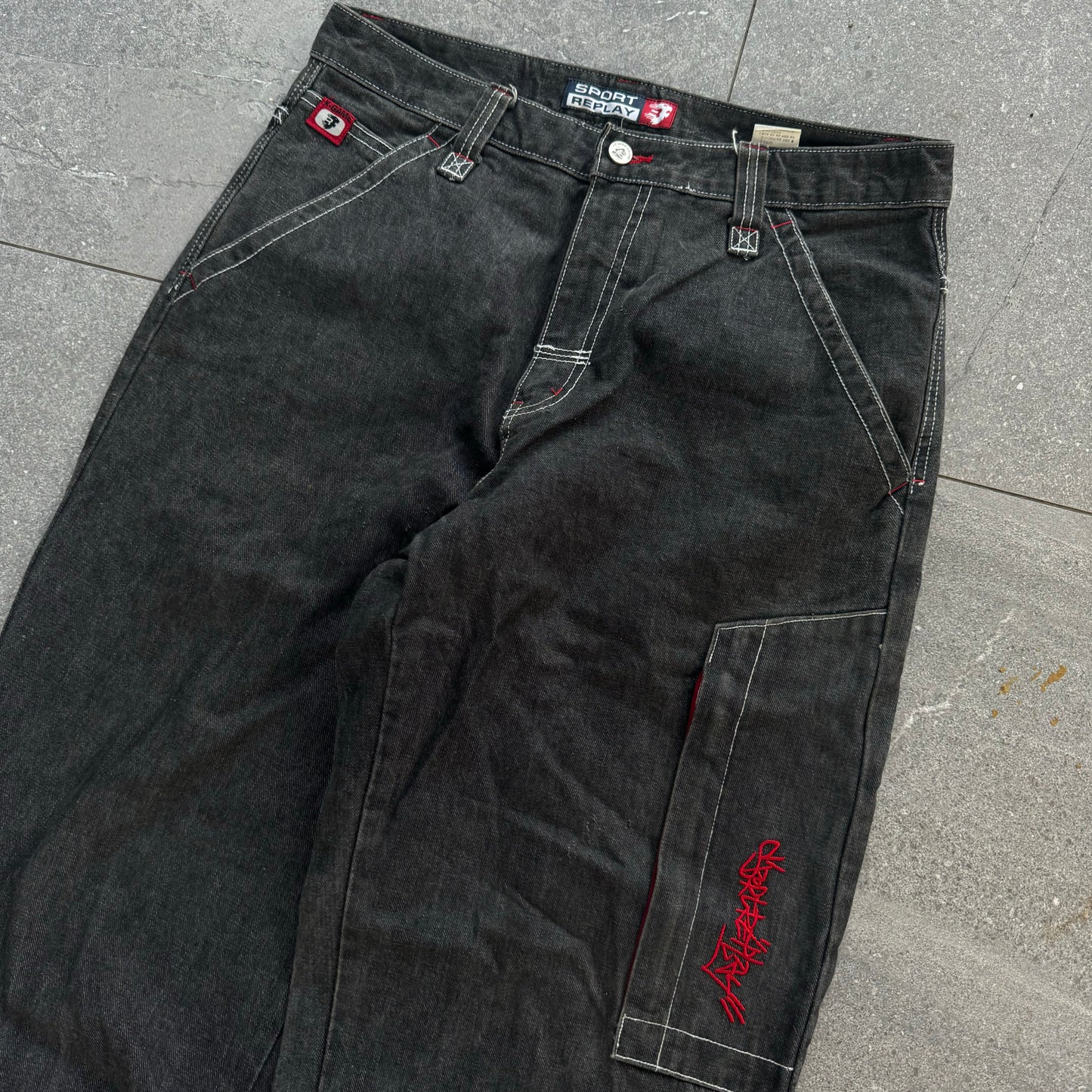 hard sport replay jeans - 34x33”