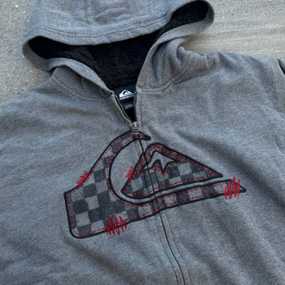 fleece lined quiksilver zip - M
