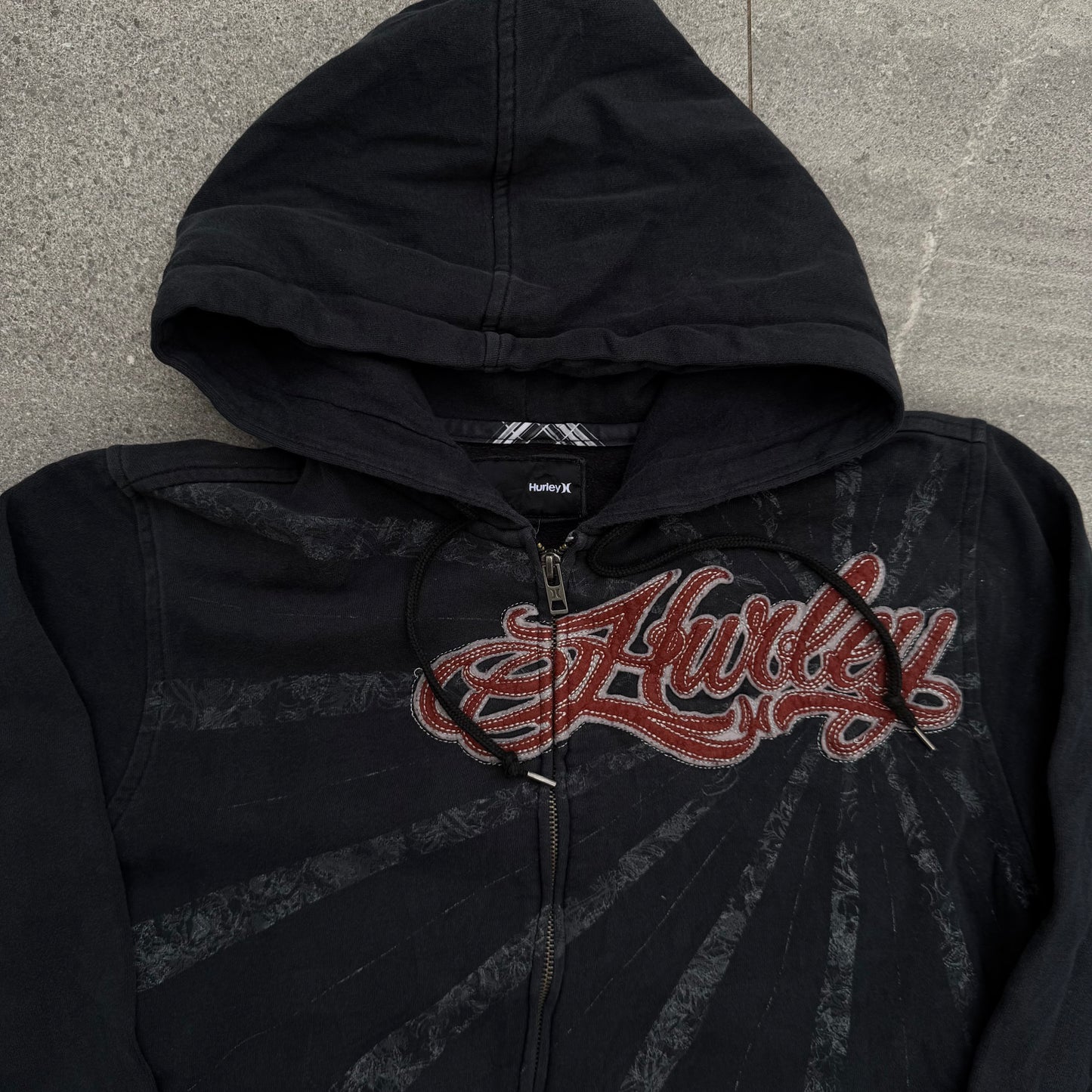 hurley rising sun hoodie - S/M