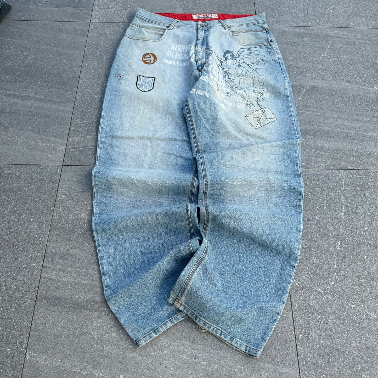 10/10 indigored jeans - 36x32”