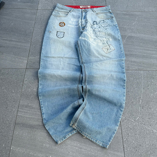 10/10 indigored jeans - 36x32”
