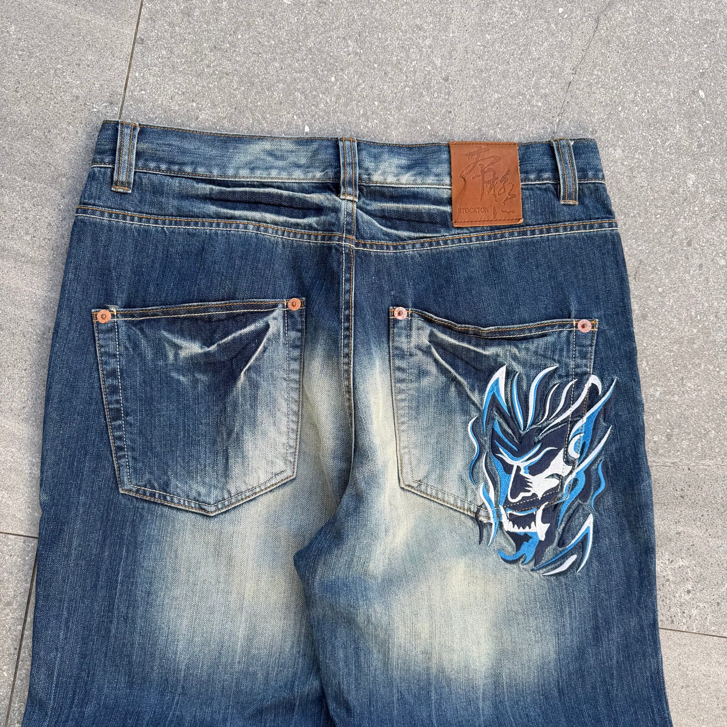 japanese stockton bootcuts - 34x32”