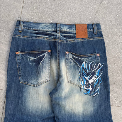 japanese stockton bootcuts - 34x32”