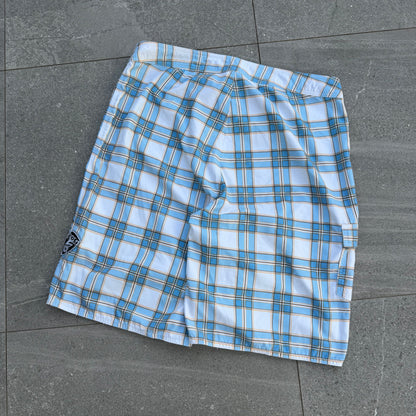 plaid lost boardies - 38”