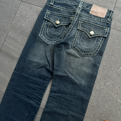 hard as fuck truey bootcuts - 34x33”