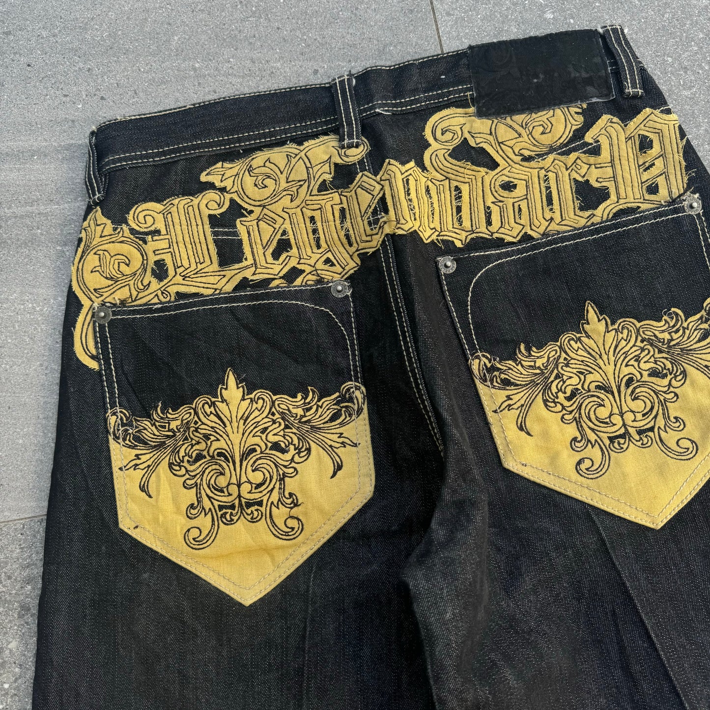 grail delf jorts - 32”