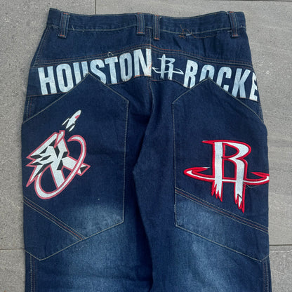 NBA rockets ahh jeans - 38x32”