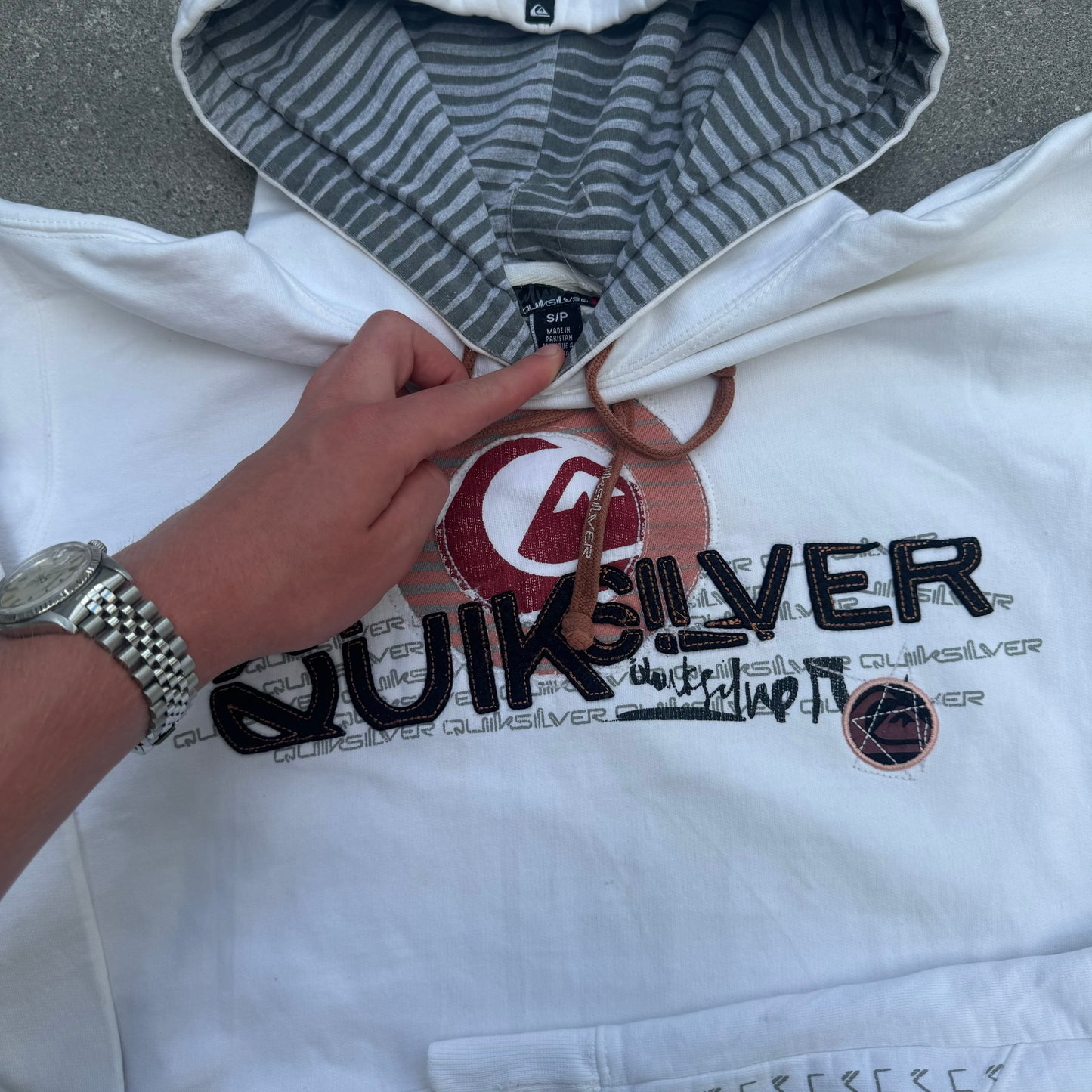 quiksilver hoodie - M