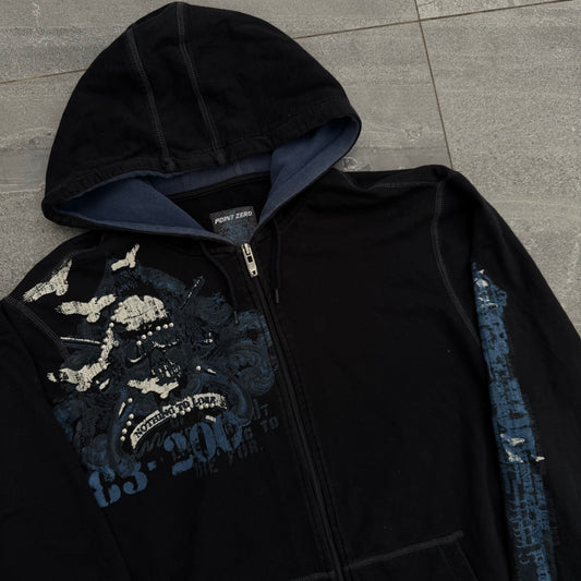 embellished point zero hoodie - XL