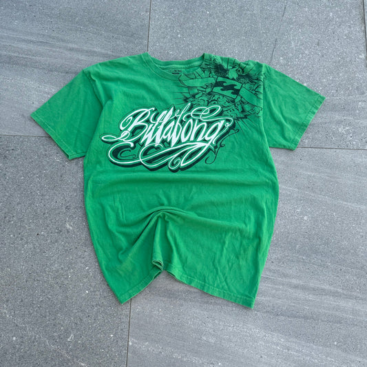 billabong script tee - M