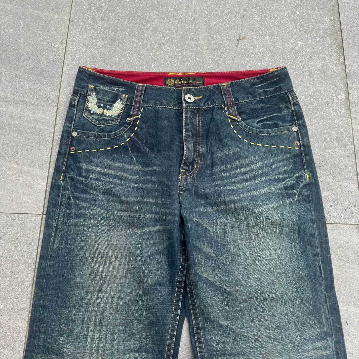 fat oririn flares - 33x28”