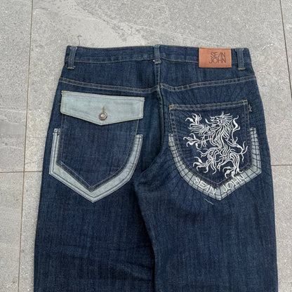 crazy sean john capris - 34x25”