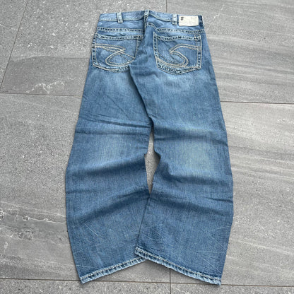 most underrated jean brand everrrrr…. silver bootcuts - 34x32”