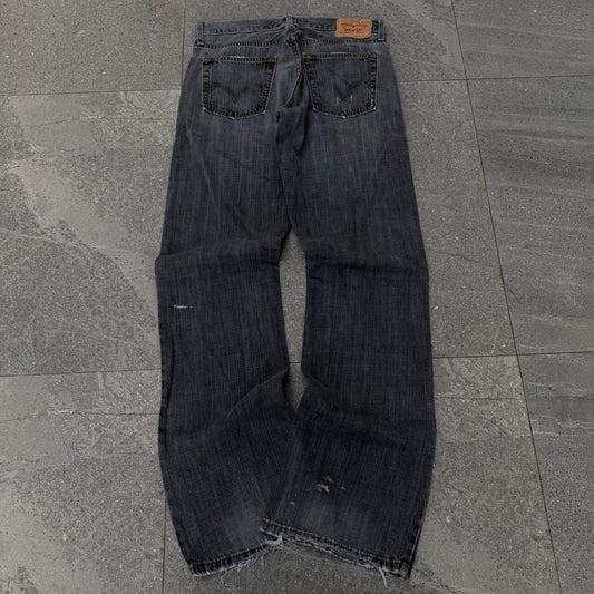 omg black levi’s 527 bootcuts - 32x34”