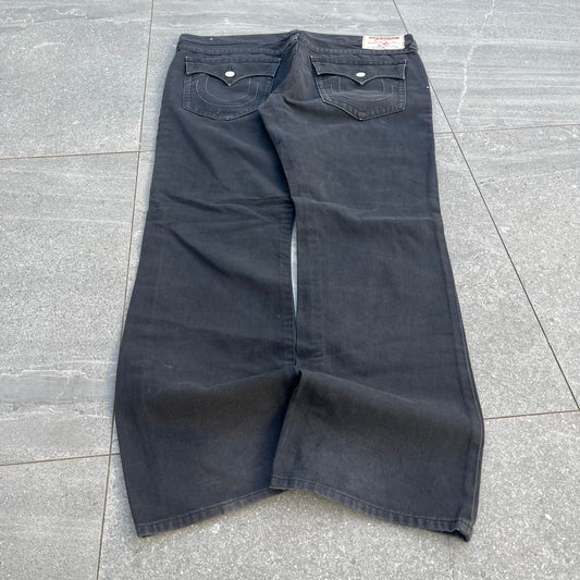 black truey bootcut straights - 40x32
