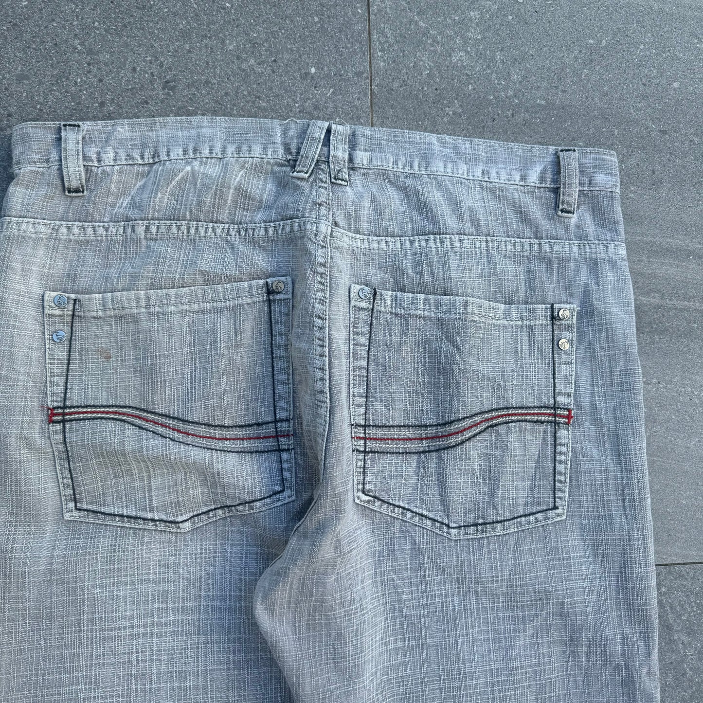 grail southpole spec concrete jeans - 40x33”