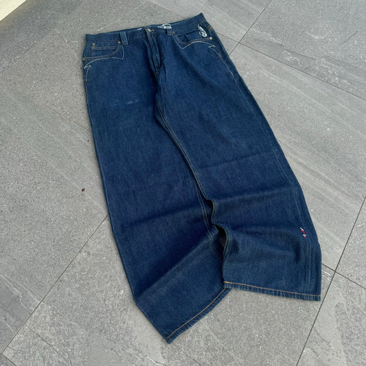 coogi tribal embroidery jeans - 36x31”