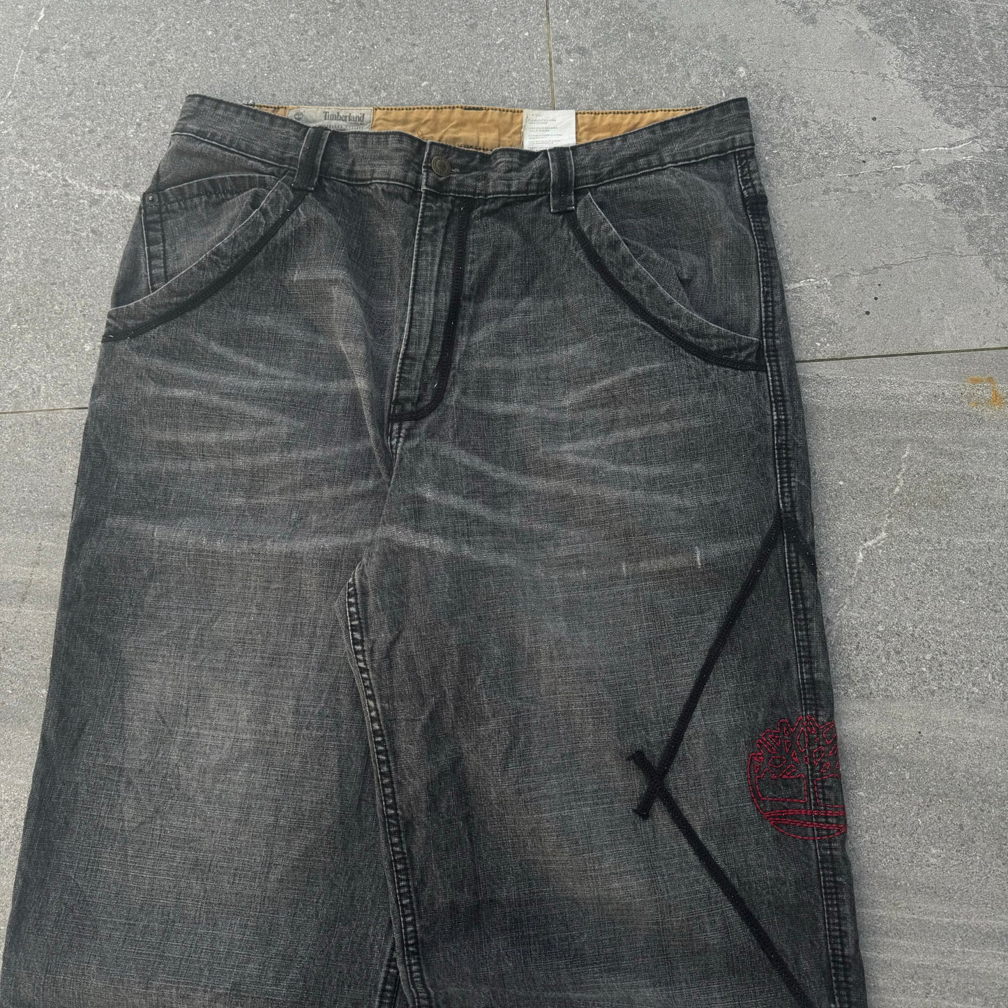 FAT TIMBERLAND JEANS BUY THESE LOOK AT THE PICS - 38x30”