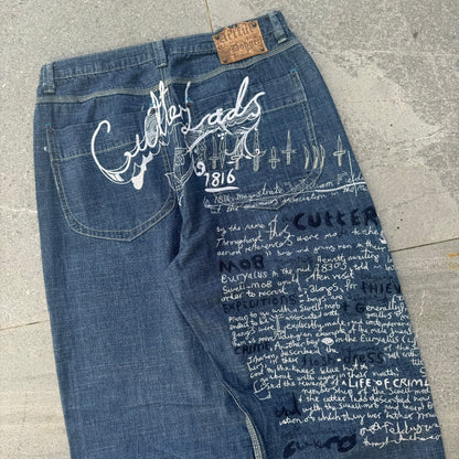 insane AOP artful dodger jeans - 36x33”