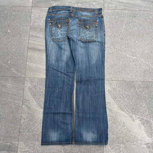 absolutely insane details on these…. blac label bootcuts - 36x32”
