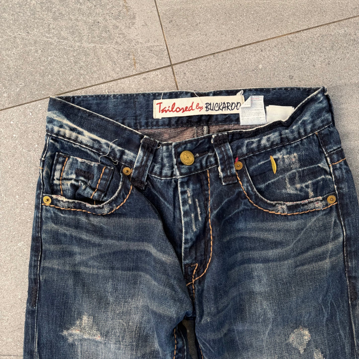 buckaroo deep indigo bootcuts - 31x31”